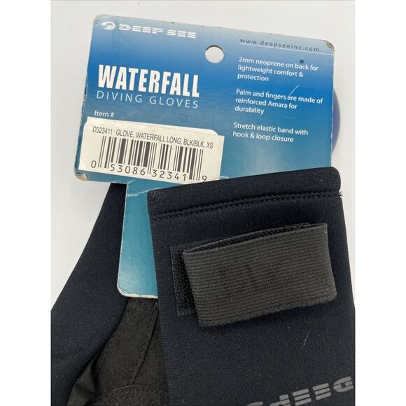 Deep See Waterfall Amara Neoprene Diving Water Sports Gloves EXTRA SMALL XS 2mm - Picture 3 of 4